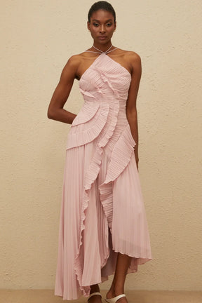 Vestido Longo com Babados - Junie