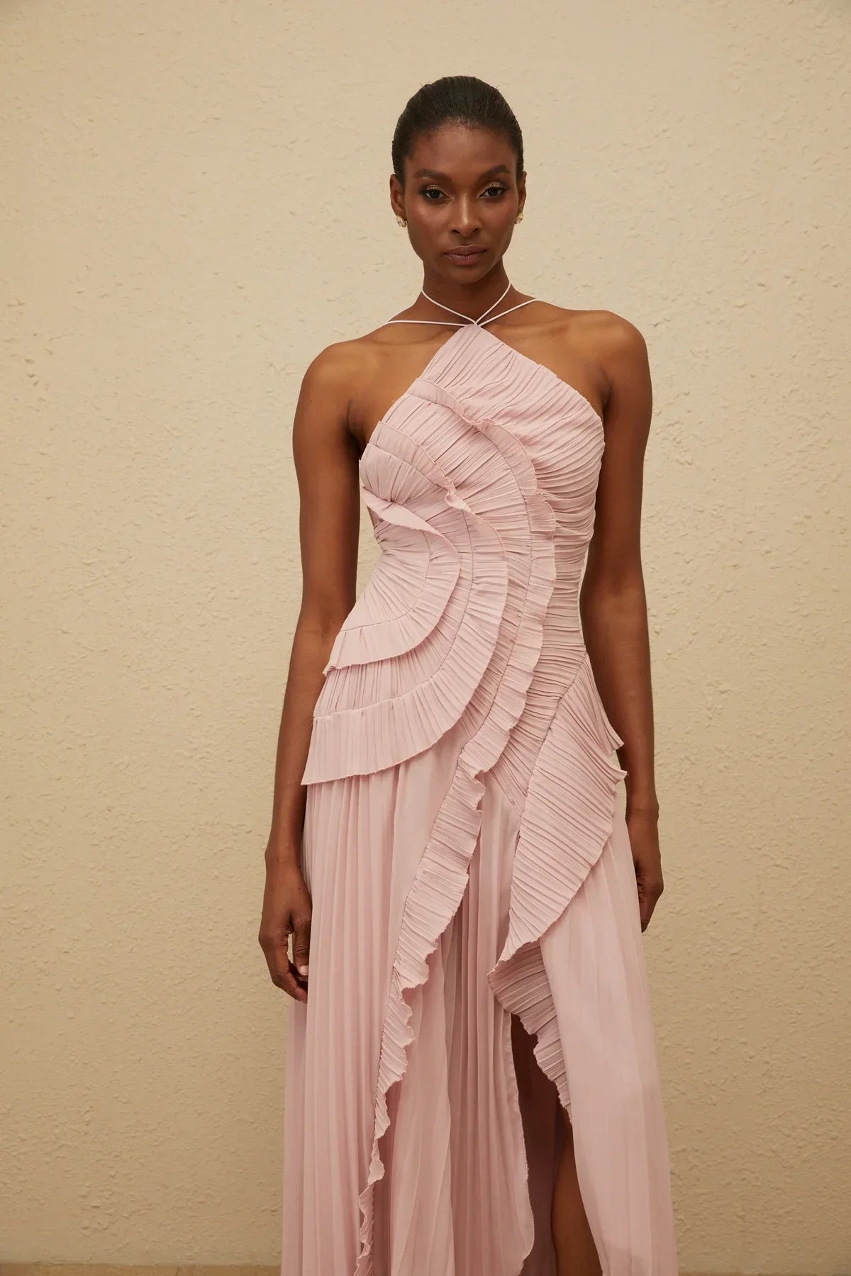 Vestido Longo com Babados - Junie