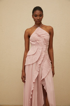 Vestido Longo com Babados - Junie