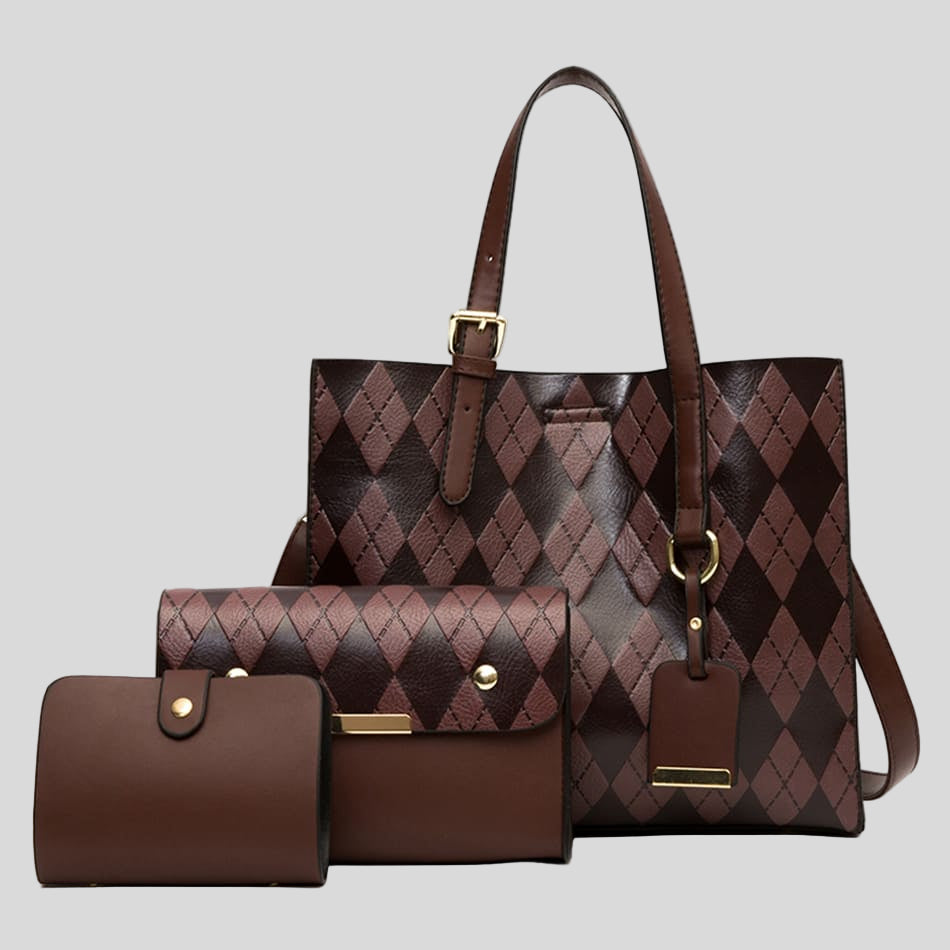 Kit Bolsa Tote e Carteira Feminina - Luanne