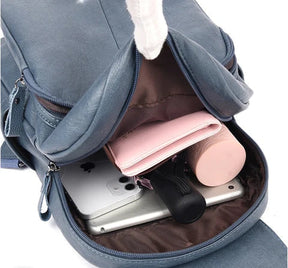 Mochila Feminina de Couro - Luana