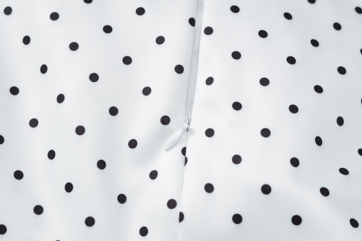 Vestido Tomara que Caia com Estampa Poá - Brigitte