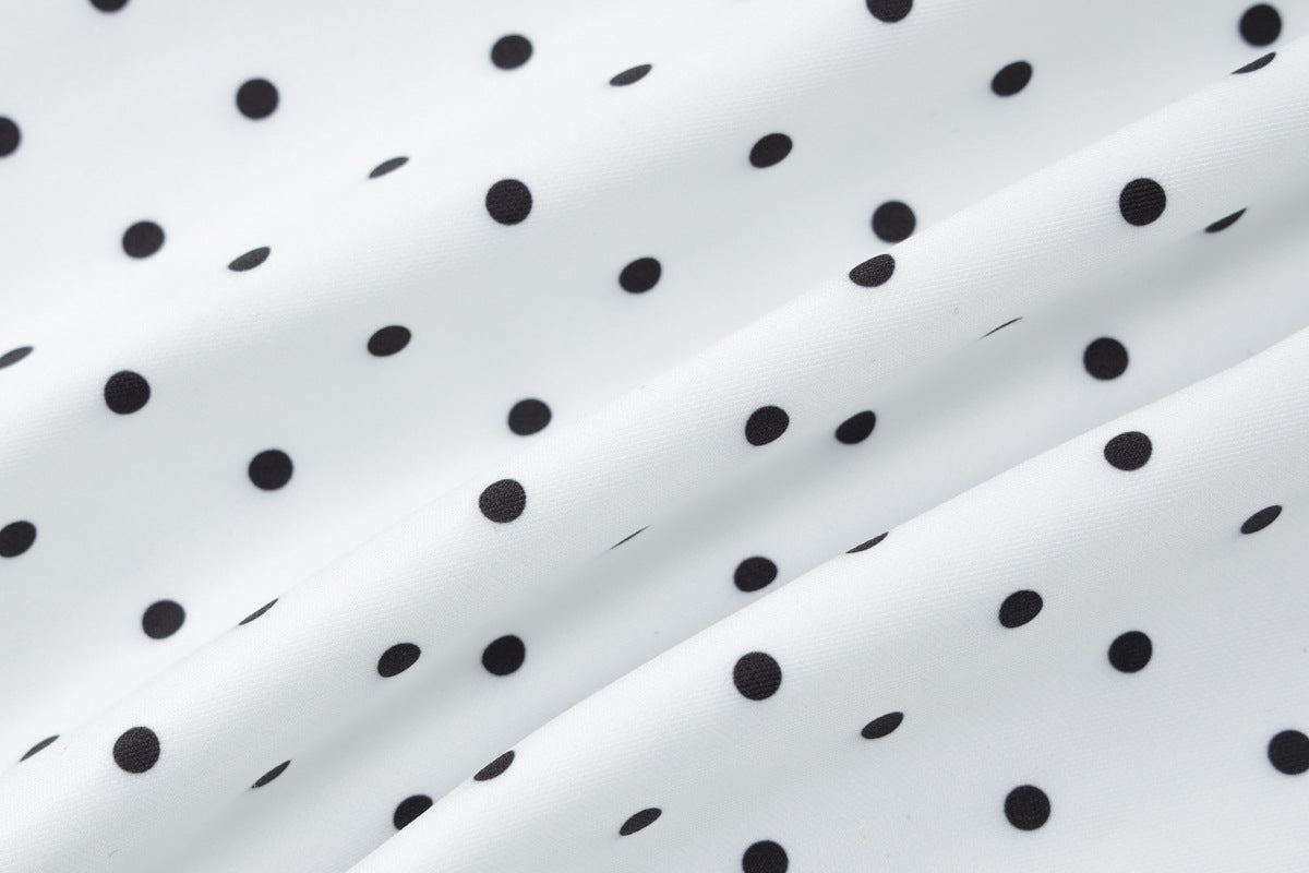 Vestido Tomara que Caia com Estampa Poá - Brigitte