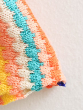 Casaco em Tricot - Arco Íris