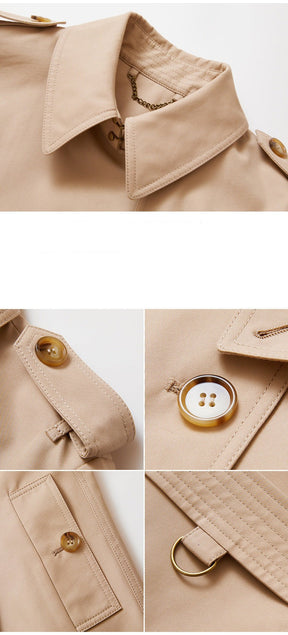 Casaco Longo Trench com Cinto