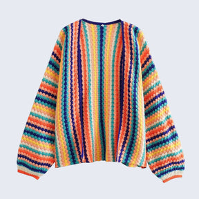 Casaco em Tricot - Arco Íris