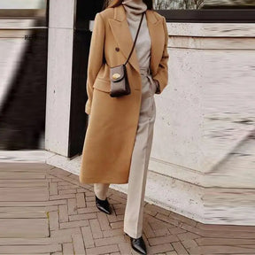 Casaco Feminino Longo de Lã Batida - Lily