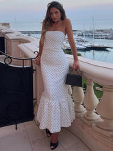 Vestido Tomara que Caia com Estampa Poá - Brigitte