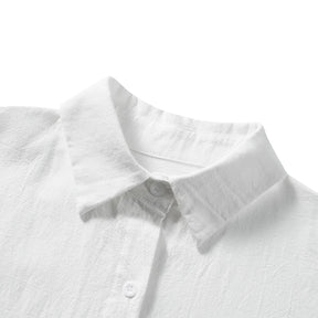 Conjunto de Blusa e Short em Linho