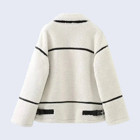Casaco Peluciado com Zíper