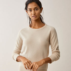 Blusa Básica Lisa em Cashmere