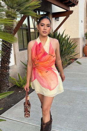 Vestido Curto Floral - Ohana