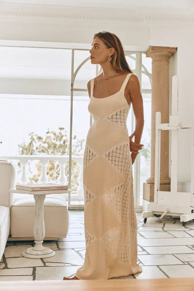 Vestido Longo de Crochê - Susan