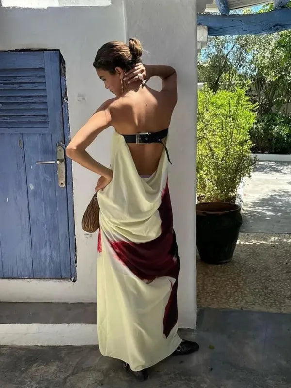 Vestido Tomara que Caia com Detalhe de Fivela - Charm