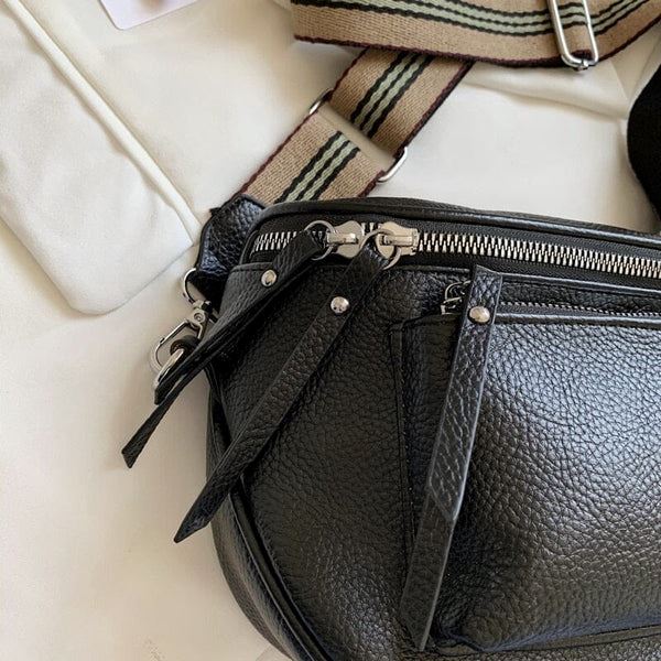 Bolsa Feminina de Couro Compacta - Elegance