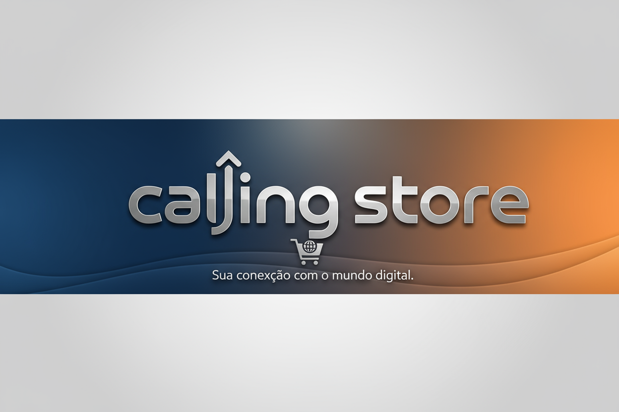 crie uma imagem escrita calling store