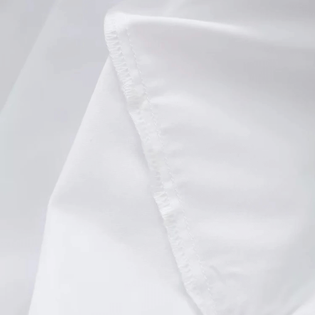 Vestido Longo Branco Decotado - Aura