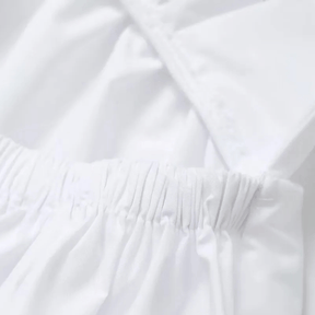 Vestido Longo Branco Decotado - Aura