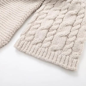 Suéter Trançado de Tricô